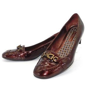 Liz Claiborne "Kady" Wine Patent Leather  Pumps
